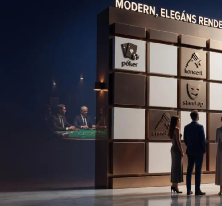 Hangulatos éjszakai események modern naptár nézettel